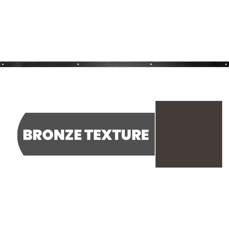 Ekena Millwork Exterior Dummy Rollers Series 7' Track, Bronze Texture GB6004ET7BZ
